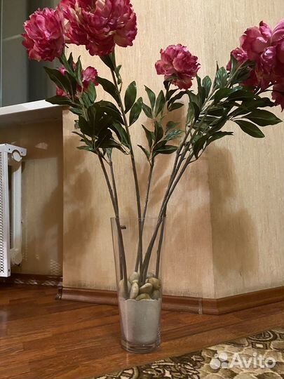 Цветок пион искусственный