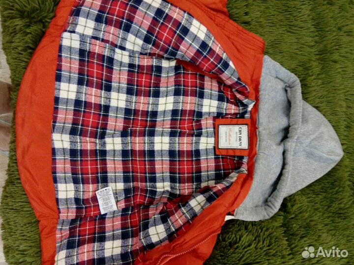 Куртка деми детская пуховик осень 98 см 102 см