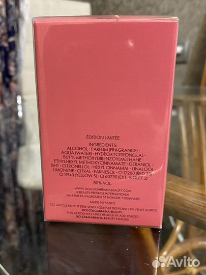 Туалетная вода женская dolce&gabbana