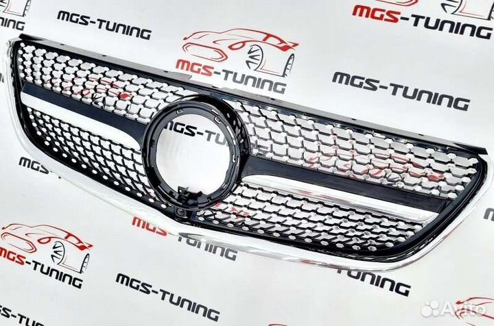 Решётка V w447 Diamond Black 2019+ не для AMG