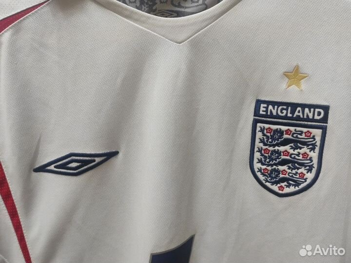 Футболка сборной Англии по футболу 2005-07 гг