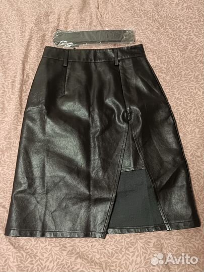 Кожаная юбка