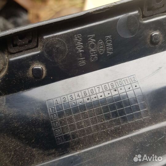 Фонарь правый внутренний kia rio 4 оригинал