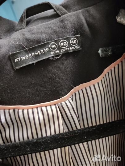 Пиджак женский 46 48 черный