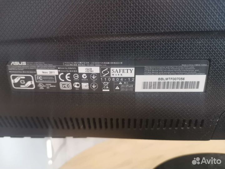 Монитор Asus vs239h