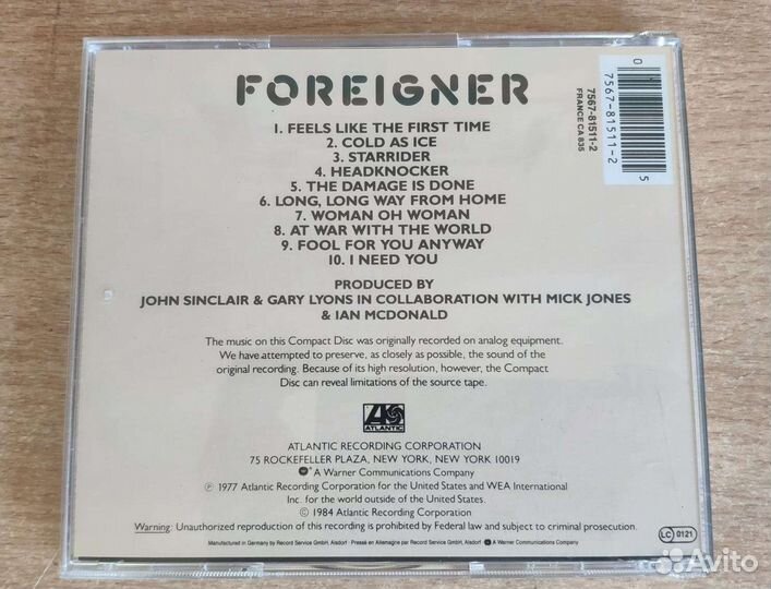 CD Foreigner