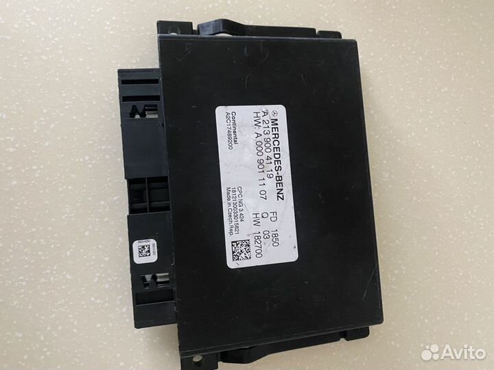 Mercedes w213 w238 блок управления