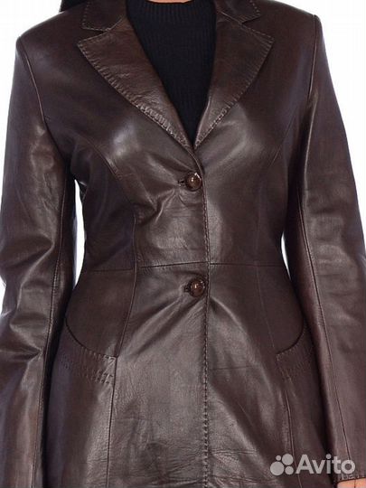 Кожаный плащ женский натуральная кожа