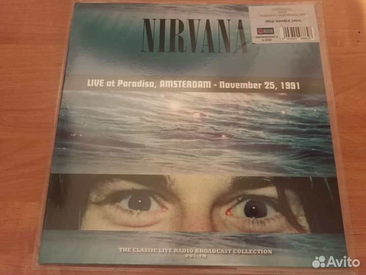 Виниловая Пластинка Nirvana live 1991