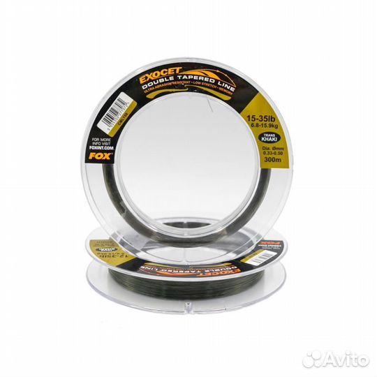 Fox Леска с конусным шок-лидером по краям Exocet 0