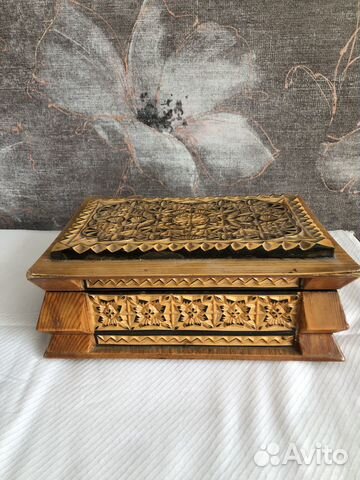 Шкатулка деревянная СССР