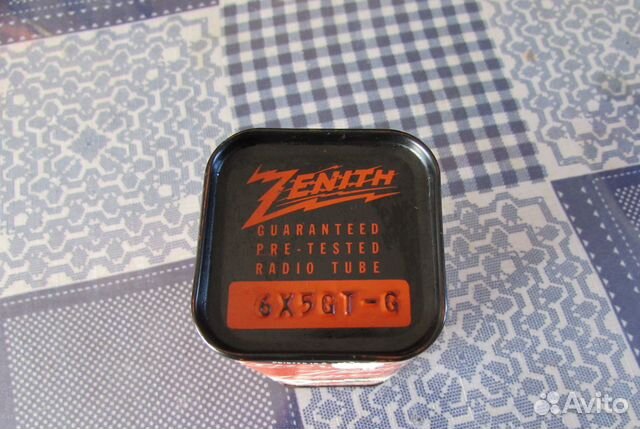Кенотрон 6Х5GT-G Zenith USA NOS