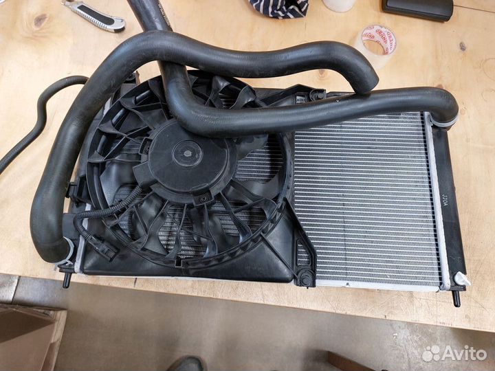 Радиатор с диффузором LADA Granta Новый оригинал