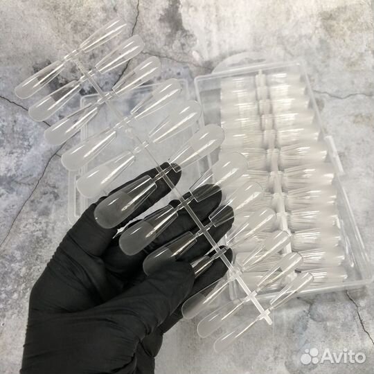 Гелевые типсы для наращивания ногтей