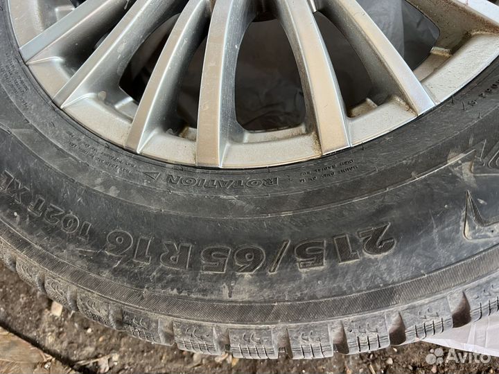 Nokian nordman 7 215/65/16 всборе на литье тигуан