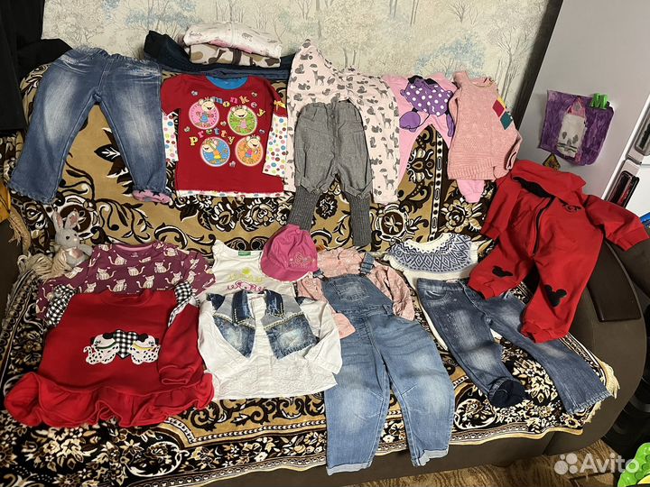 Пакет вещей для девочки 2 года