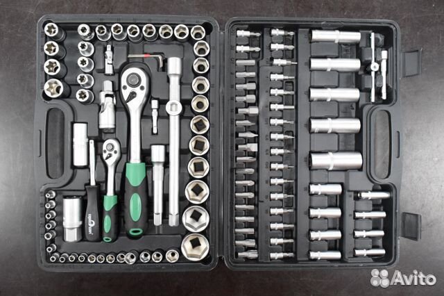 Наборы инструментов 108 пр. 1/4&1/2DR Сервис Ключ