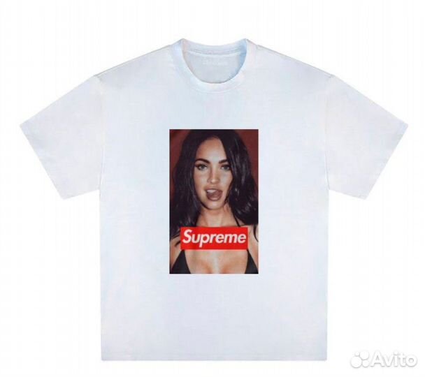 Футболка с принтом Megan Fox Supreme