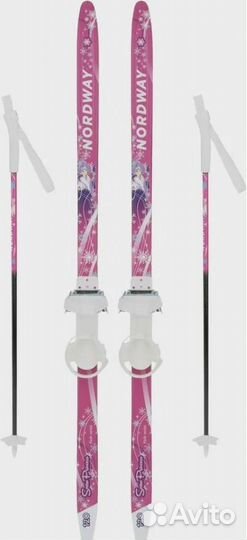 Лыжи Nordway SnowPrincess для девочки, рост 120