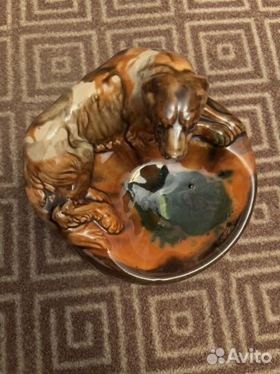Пепельница СССР собака