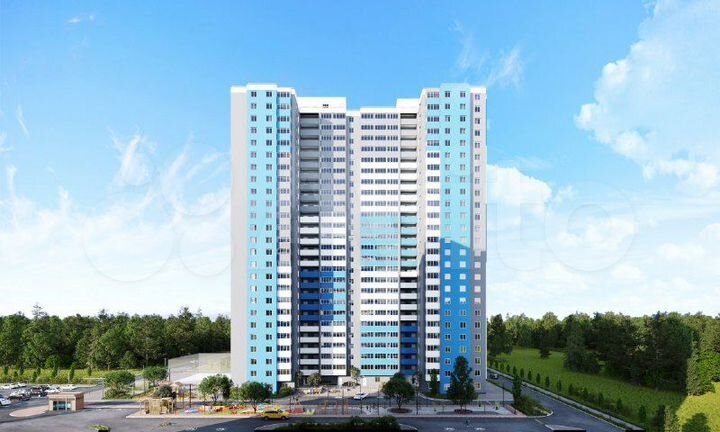 2-к. квартира, 41,9 м², 5/25 эт.