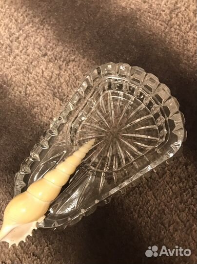 Хрусталь ваза пепельница СССР