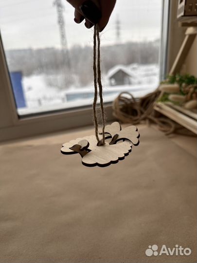 Птичка счастья, заготовка для росписи