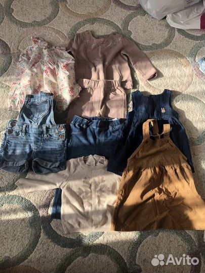 Вещи пакетом на девочку