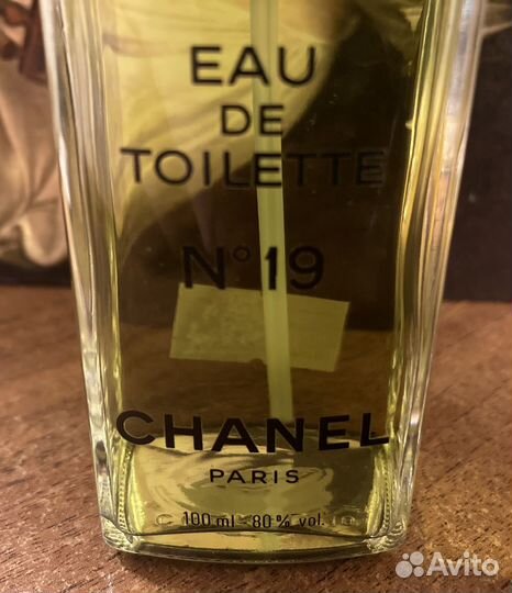 Chanel 19 туалетная вода - винтаж