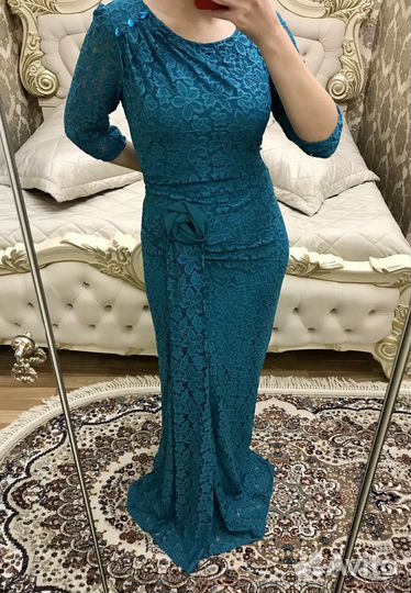 Платье в пол новое с биркой 48 размер