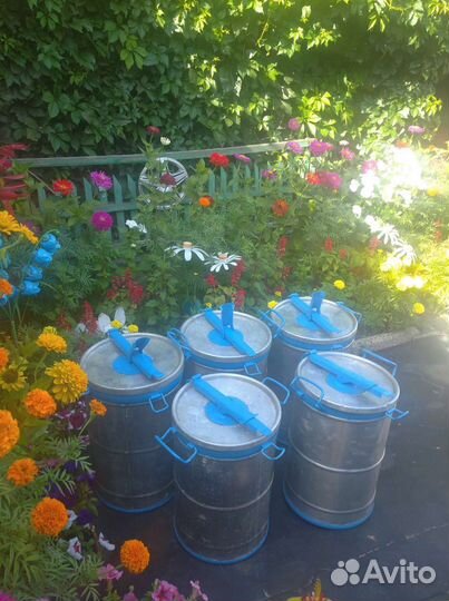 Фляга бак для мёда аллюминивая