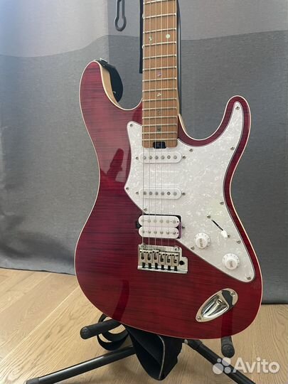 Aria Pro II 714-MK2 fullerton Ruby Red Flame