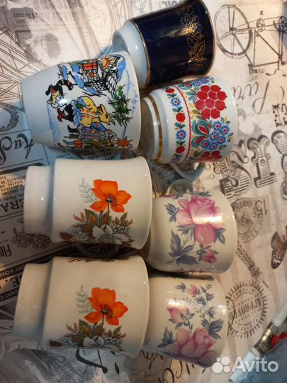 Чашки фарфоровые,наборы