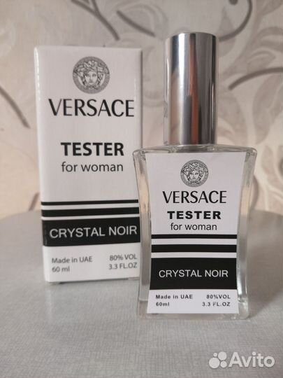 Versace crystal noir женские духи версаче