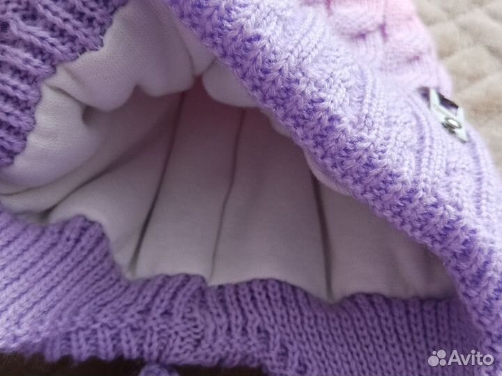 Комплект шапка, шарф