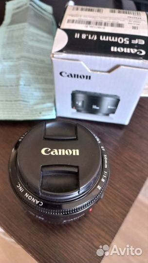 Объектив canon f/ 50mm 1.8 ll