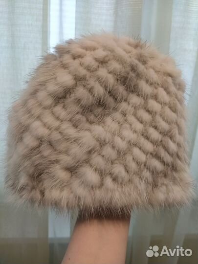 Шапка норковая женская