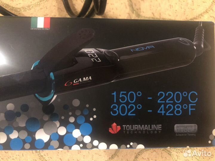 Щипцы для завивки плойка GA.MA Nova 33 мм