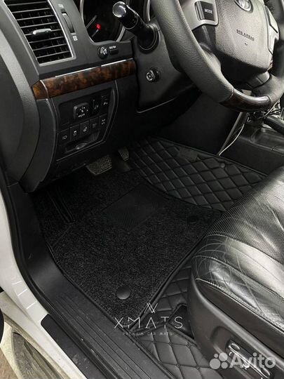3D коврики из экокожи для Toyota Land Cruiser 200