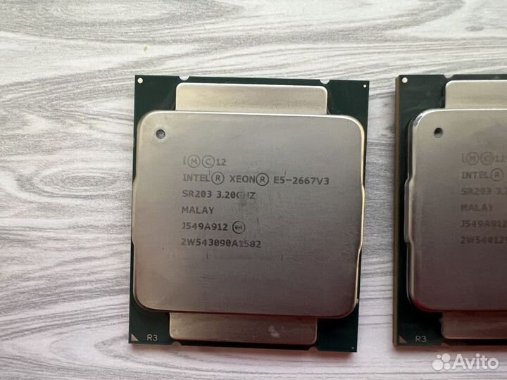 Процессоры Xeon E5 2667v3 3.2ггц