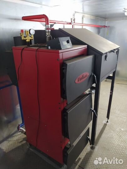 Автоматический котел на твердом топливе Vulkan EKO