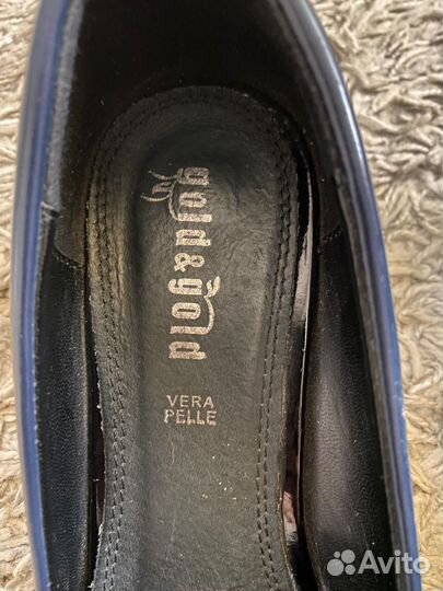 Туфли женские кожаные 39