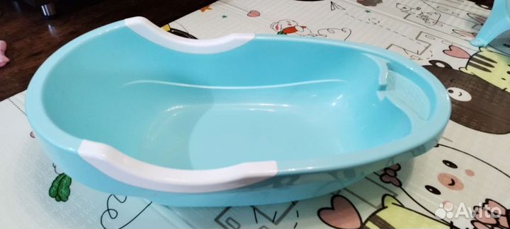 Ванночка для купания с гамаком и горкой