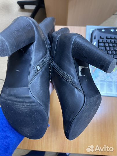 Сапоги женские натуральная кожа 36