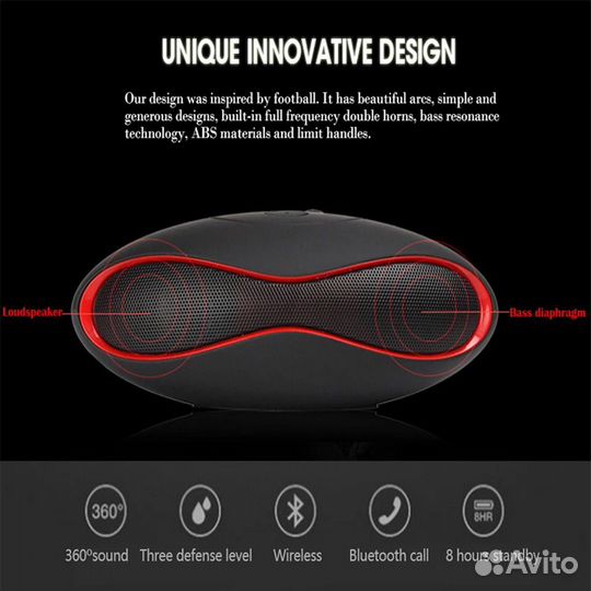 Беспроводная мини-Колонка etvr с Bluetooth