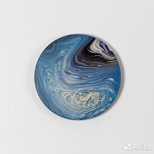 Интерьерные круглые картины. Ручная работа