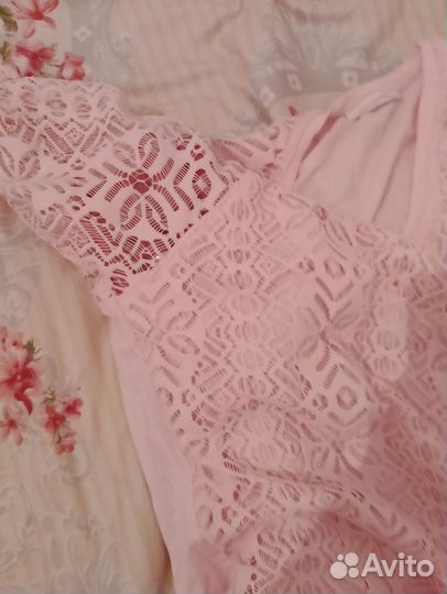 Кофточка нежно розового цвета размер М
