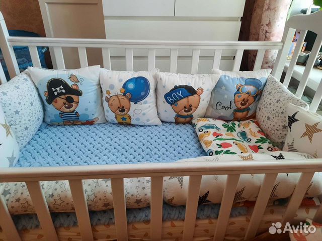 Бортики в детскую кроватку