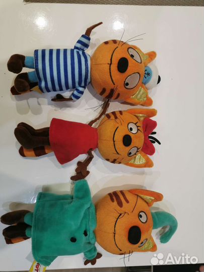 Мягкие игрушки 3 Три кота