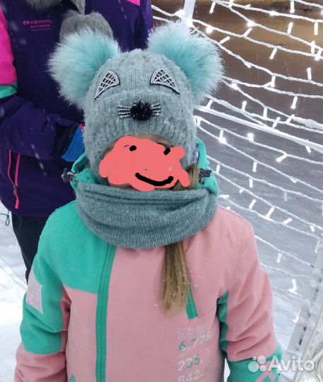 Комплект шапка и шарф